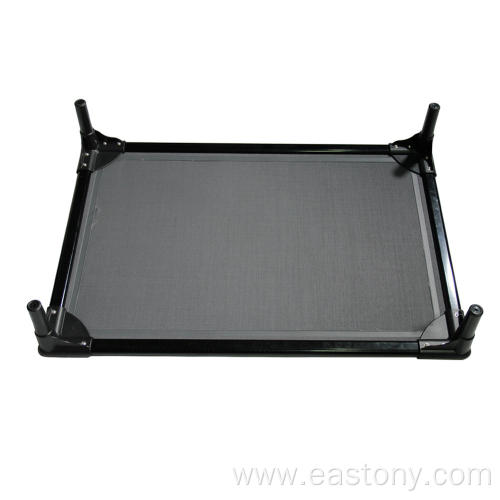 Evated pet bed for outdoor use raised bed
